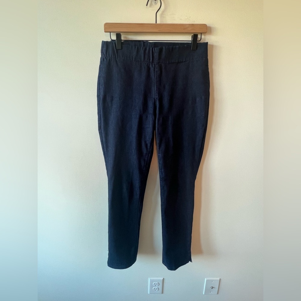 NYDJ Alina Pull On Women's Ankle Jeans - Dark Blue Size 4